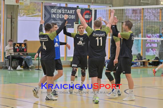 Volleyball-Oberliga-SG-Sinsheim/Helmstadt-vs-VSG-Kleinsteinbach (© Siegfried Lörz)