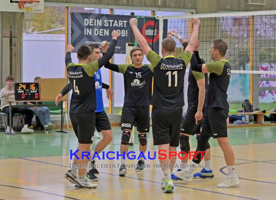 Volleyball-Oberliga-SG-Sinsheim/Helmstadt-vs-VSG-Kleinsteinbach (© Siegfried Lörz)