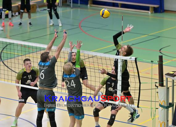 Volleyball-Oberliga-SG-Sinsheim/Helmstadt-vs-VSG-Kleinsteinbach (© Siegfried Lörz)