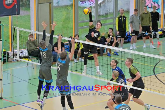 Volleyball-Oberliga-SG-Sinsheim/Helmstadt-vs-VSG-Kleinsteinbach (© Siegfried Lörz)