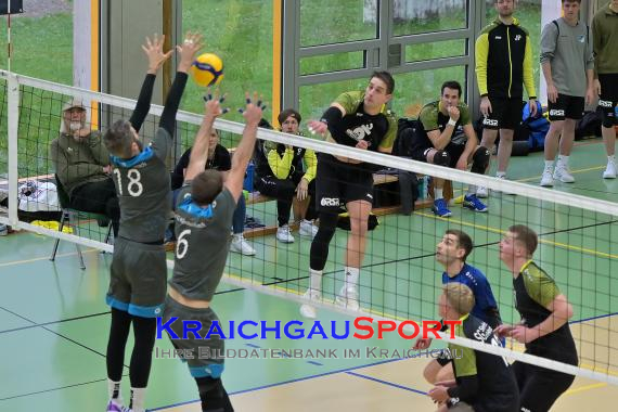 Volleyball-Oberliga-SG-Sinsheim/Helmstadt-vs-VSG-Kleinsteinbach (© Siegfried Lörz)