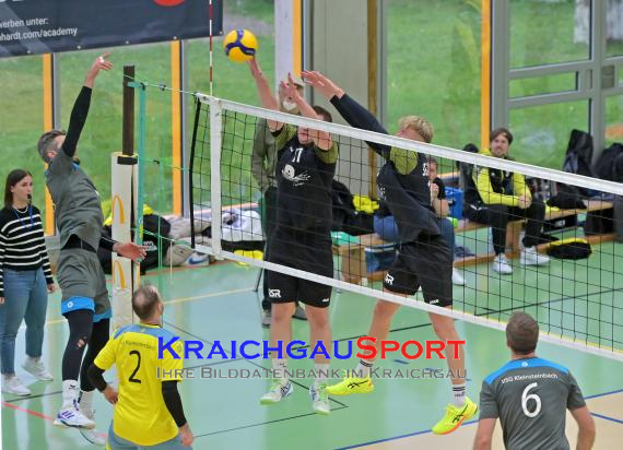 Volleyball-Oberliga-SG-Sinsheim/Helmstadt-vs-VSG-Kleinsteinbach (© Siegfried Lörz)