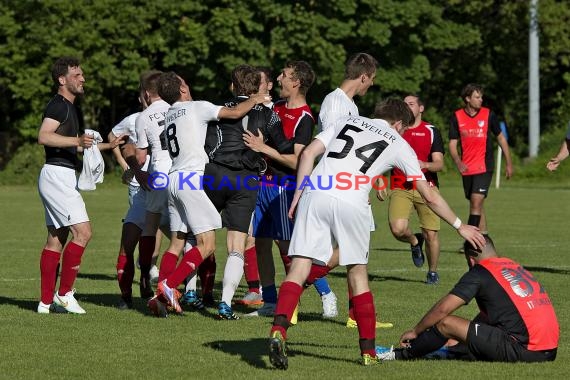 Kreisklasse B1 Sinsheim TSV Ittlingen vs FC Weiler 27.05.2017 (© Siegfried Lörz)