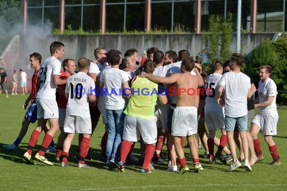 Kreisklasse B1 Sinsheim TSV Ittlingen vs FC Weiler 27.05.2017 (© Siegfried Lörz)