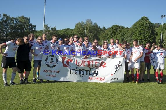 Kreisklasse B1 Sinsheim TSV Ittlingen vs FC Weiler 27.05.2017 (© Siegfried Lörz)