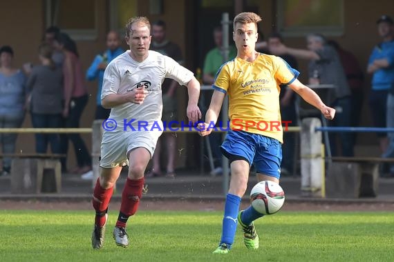 Sinsheim Kreisklasse B1 SV Gemmingen - FC Weiler 30.04.2017 (© Kraichgausport / Loerz)