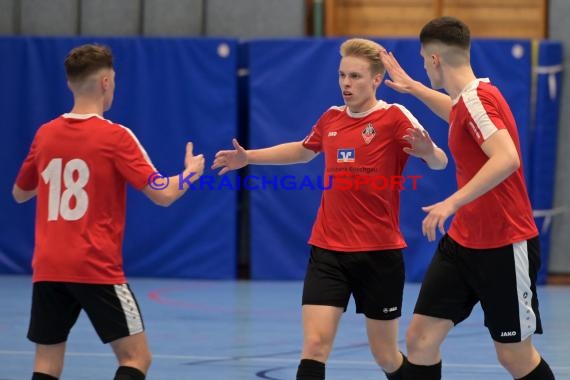 Sinsheim Futsal Kreismeisterschaften A-Junioren Sinsheim Gymnasiumhalle (© Siegfried Lörz)