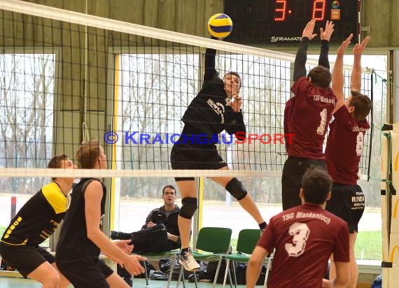 Volleyball Herren Verbandsliga SG Sinsheim/Waibstadt/Helmstadt vs TSG Blankenloch 3 (© Siegfried Lörz)