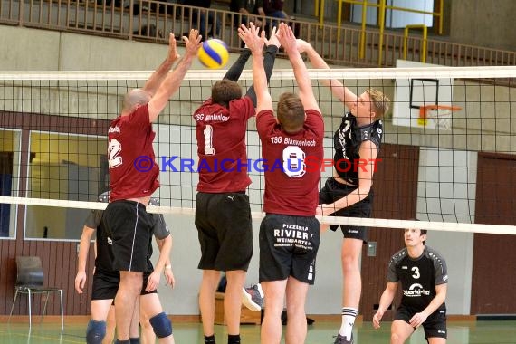 Volleyball Herren Verbandsliga SG Sinsheim/Waibstadt/Helmstadt vs TSG Blankenloch 3 (© Siegfried Lörz)