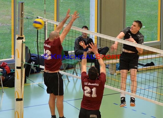 Volleyball Herren Verbandsliga SG Sinsheim/Waibstadt/Helmstadt vs TSG Blankenloch 3 (© Siegfried Lörz)