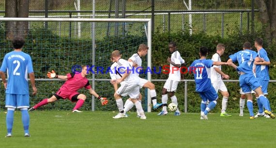 Landesliga Rhein Neckar TSV Kürnbach - FC Dossenheim 12.10.2014 (© Siegfried)