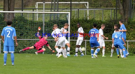 Landesliga Rhein Neckar TSV Kürnbach - FC Dossenheim 12.10.2014 (© Siegfried)