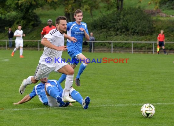 Landesliga Rhein Neckar TSV Kürnbach - FC Dossenheim 12.10.2014 (© Siegfried)