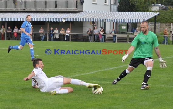 Landesliga Rhein Neckar TSV Kürnbach - FC Dossenheim 12.10.2014 (© Siegfried)