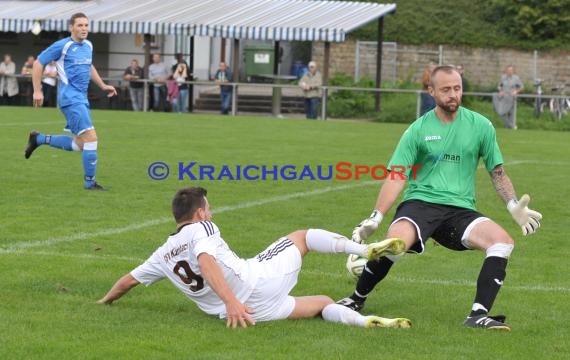 Landesliga Rhein Neckar TSV Kürnbach - FC Dossenheim 12.10.2014 (© Siegfried)