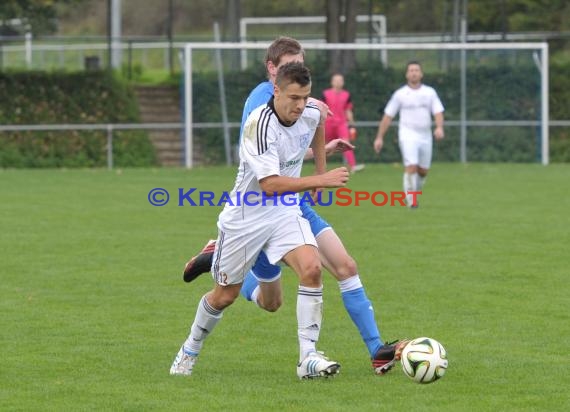 Landesliga Rhein Neckar TSV Kürnbach - FC Dossenheim 12.10.2014 (© Siegfried)