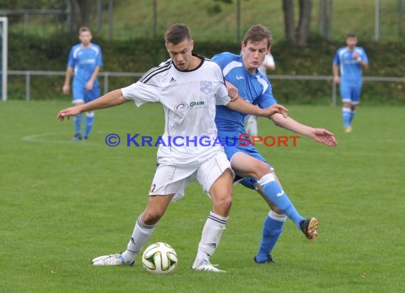 Landesliga Rhein Neckar TSV Kürnbach - FC Dossenheim 12.10.2014 (© Siegfried)