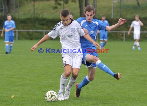 Landesliga Rhein Neckar TSV Kürnbach - FC Dossenheim 12.10.2014 (© Siegfried)