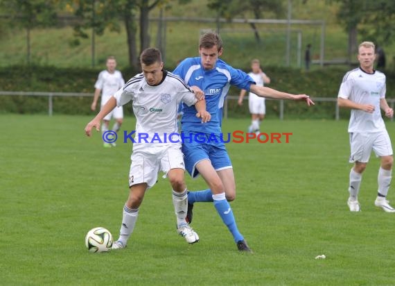 Landesliga Rhein Neckar TSV Kürnbach - FC Dossenheim 12.10.2014 (© Siegfried)