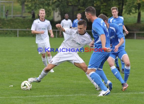 Landesliga Rhein Neckar TSV Kürnbach - FC Dossenheim 12.10.2014 (© Siegfried)