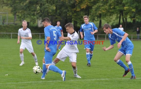 Landesliga Rhein Neckar TSV Kürnbach - FC Dossenheim 12.10.2014 (© Siegfried)