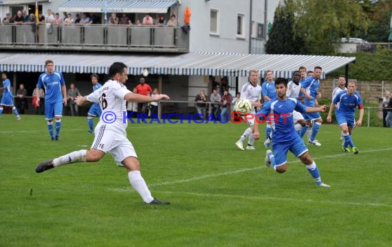 Landesliga Rhein Neckar TSV Kürnbach - FC Dossenheim 12.10.2014 (© Siegfried)