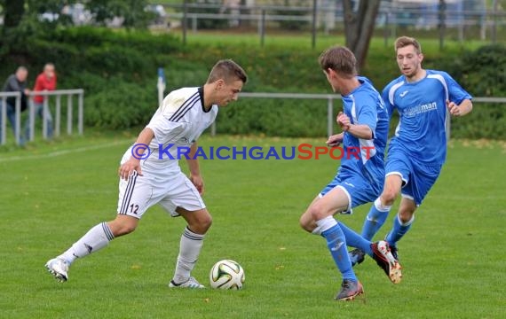 Landesliga Rhein Neckar TSV Kürnbach - FC Dossenheim 12.10.2014 (© Siegfried)