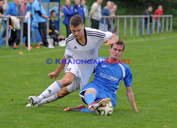 Landesliga Rhein Neckar TSV Kürnbach - FC Dossenheim 12.10.2014 (© Siegfried)