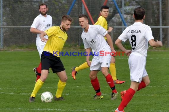 Kreisklasse B1 Sinsheim FC Weiler vs FV Landshausen 02.04.2017  (© Siegfried Lörz)