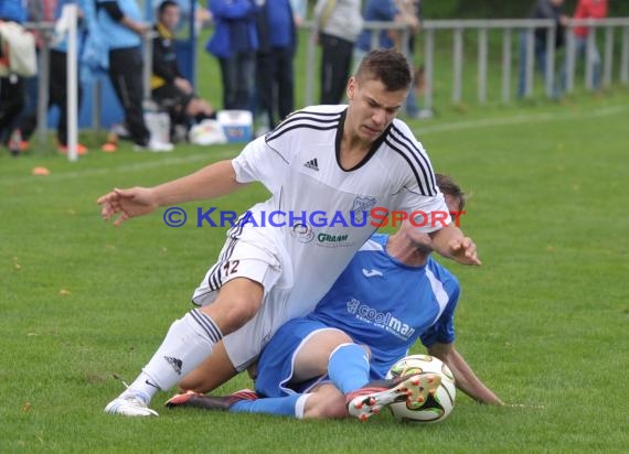 Landesliga Rhein Neckar TSV Kürnbach - FC Dossenheim 12.10.2014 (© Siegfried)