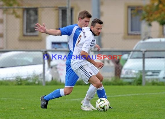 Landesliga Rhein Neckar TSV Kürnbach - FC Dossenheim 12.10.2014 (© Siegfried)