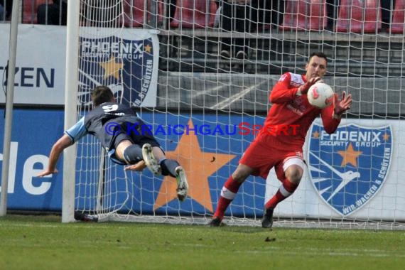 25. Spieltag 2.Bundesliga SV Sandhausen gegen TSV 1860 München 08.03.2013 (© Siegfried Lörz)