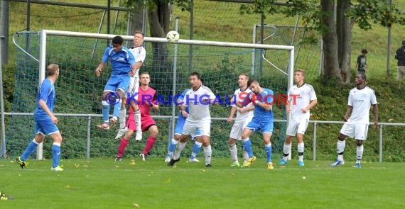 Landesliga Rhein Neckar TSV Kürnbach - FC Dossenheim 12.10.2014 (© Siegfried)