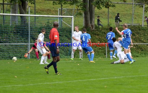 Landesliga Rhein Neckar TSV Kürnbach - FC Dossenheim 12.10.2014 (© Siegfried)