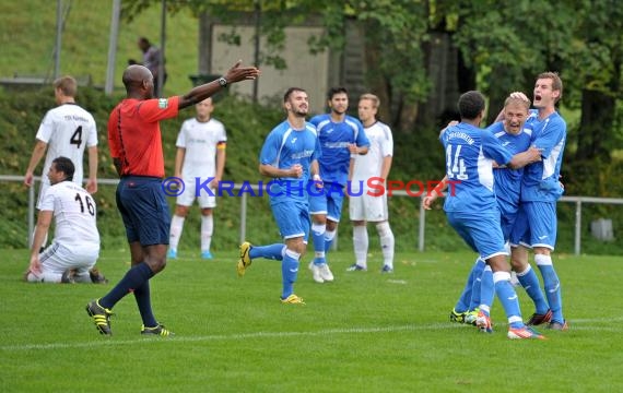 Landesliga Rhein Neckar TSV Kürnbach - FC Dossenheim 12.10.2014 (© Siegfried)