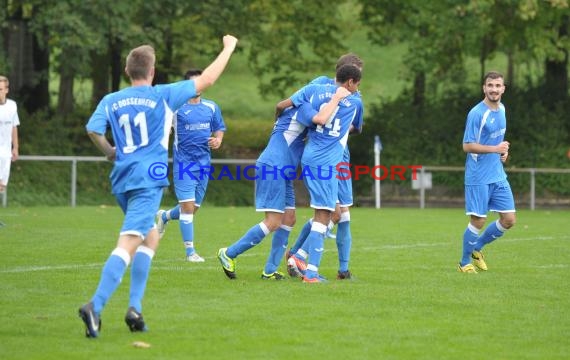 Landesliga Rhein Neckar TSV Kürnbach - FC Dossenheim 12.10.2014 (© Siegfried)