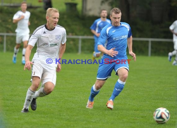 Landesliga Rhein Neckar TSV Kürnbach - FC Dossenheim 12.10.2014 (© Siegfried)