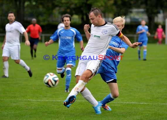 Landesliga Rhein Neckar TSV Kürnbach - FC Dossenheim 12.10.2014 (© Siegfried)