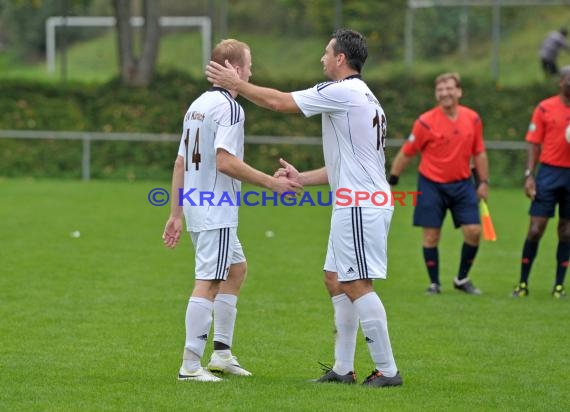 Landesliga Rhein Neckar TSV Kürnbach - FC Dossenheim 12.10.2014 (© Siegfried)