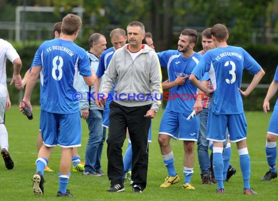 Landesliga Rhein Neckar TSV Kürnbach - FC Dossenheim 12.10.2014 (© Siegfried)