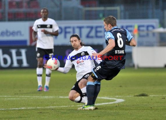 25. Spieltag 2.Bundesliga SV Sandhausen gegen TSV 1860 München 08.03.2013 (© Siegfried Lörz)