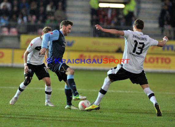 25. Spieltag 2.Bundesliga SV Sandhausen gegen TSV 1860 München 08.03.2013 (© Siegfried Lörz)