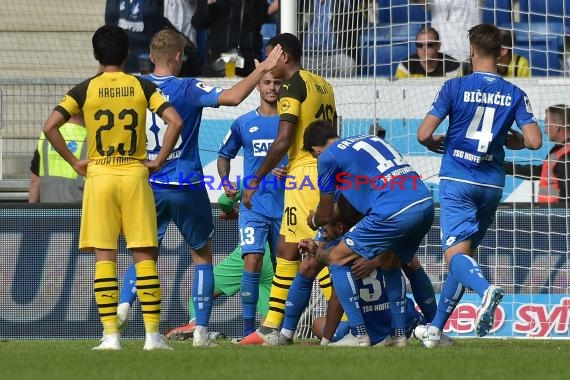 1. BL - 18/19 - TSG 1899 Hoffenheim vs. Bor. Dortmund (© Kraichgausport / Loerz)