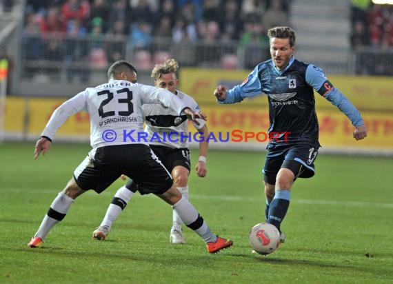 25. Spieltag 2.Bundesliga SV Sandhausen gegen TSV 1860 München 08.03.2013 (© Siegfried Lörz)