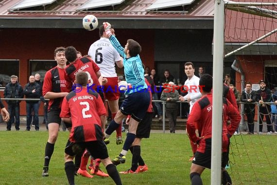 Kreisklasse B1 Sinsheim SV Hilsbach vs FC Weiler 18.03.2017 (© Siegfried Lörz)