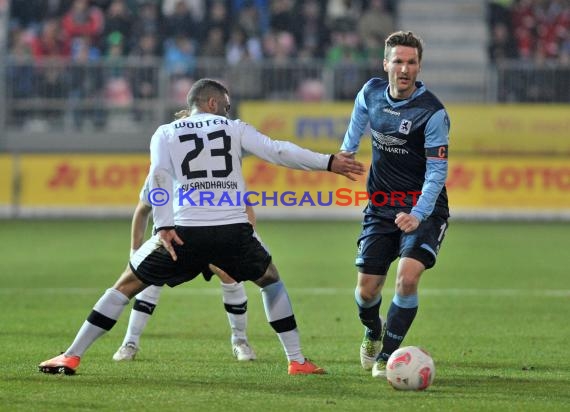 25. Spieltag 2.Bundesliga SV Sandhausen gegen TSV 1860 München 08.03.2013 (© Siegfried Lörz)