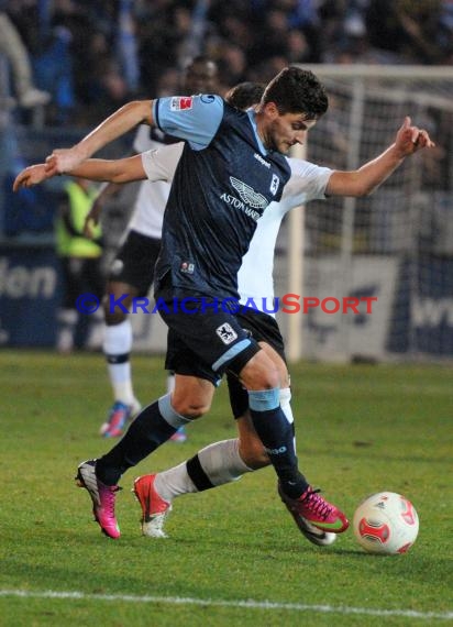 25. Spieltag 2.Bundesliga SV Sandhausen gegen TSV 1860 München 08.03.2013 (© Siegfried Lörz)