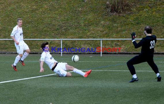 VfB Eppingen gegen SG 05 Wiesenbach 28.02.2015 Landesliga Rhein Neckar  (© Siegfried)