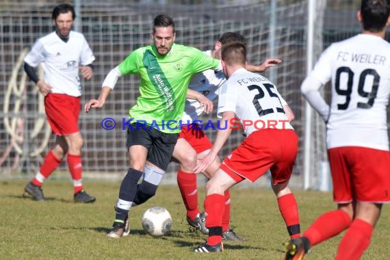 Kreisklasse B1 Sinsheim FC Weiler vs TSV Eichtersheim 25.02.2017 (© Siegfried Lörz)