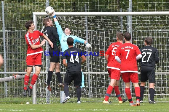 Kreisklasse A FC Weiler vs SG Untergimpern 08.10.2017 (© Kraichgausport / Loerz)